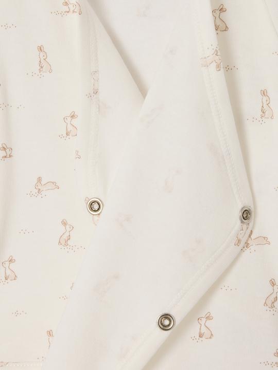 Actual product image Vertbaudet 5er-Pack Baby Wickelbodys mit kurzen Ärmeln, Hasenmotive (56)