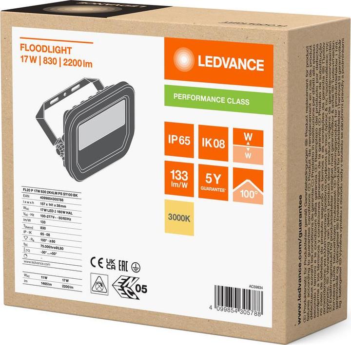Immagine prodotto Ledvance FL 20 P 17W 2K4LM 83 (2200 lm, IP66)