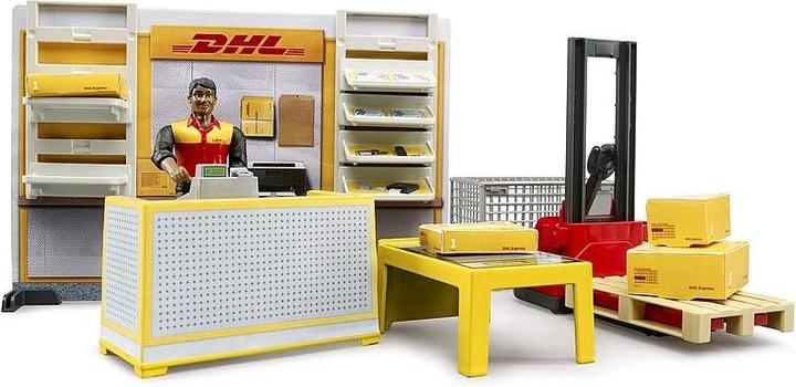 Produktbild Bruder DHL Shop mit Handhubstapler