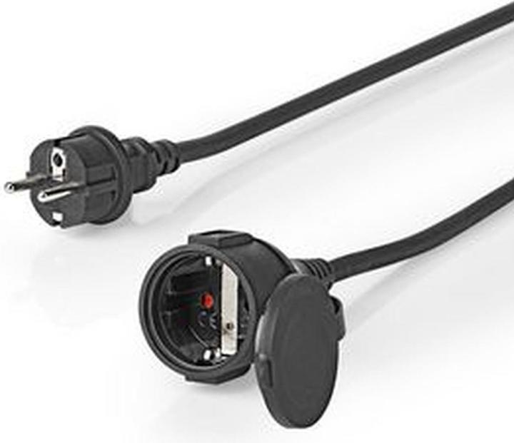 Actual product image Nedis Extension cable M - F type F (CEE 7/7) protective contact 20.0 m 3680 W 250 V AC 50/60 Hz Type of (1x, CEE 7/4, 20 m)