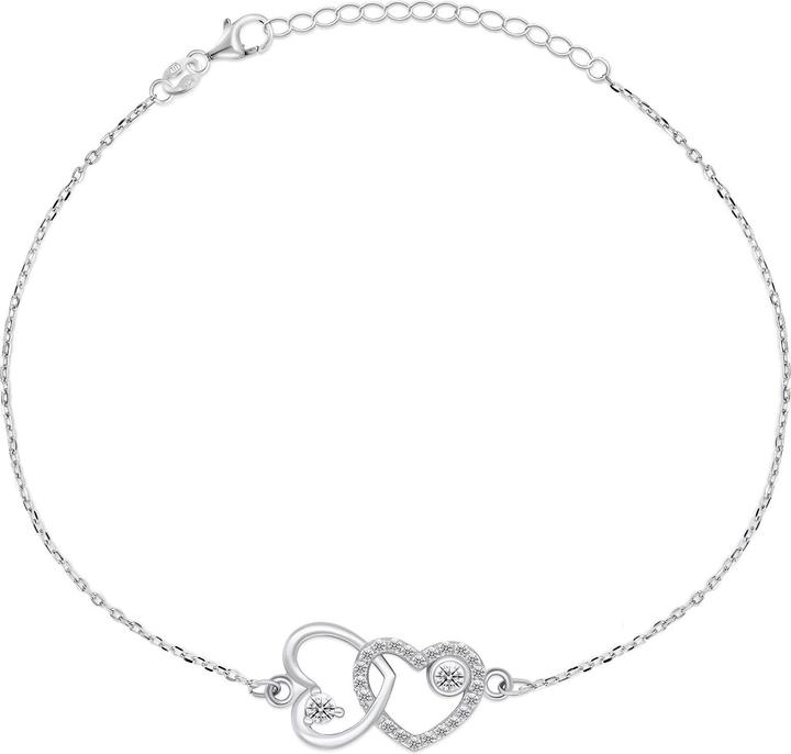 Produktbild Brilio Silver - Romantic silver bracelet with zircons BRC32W