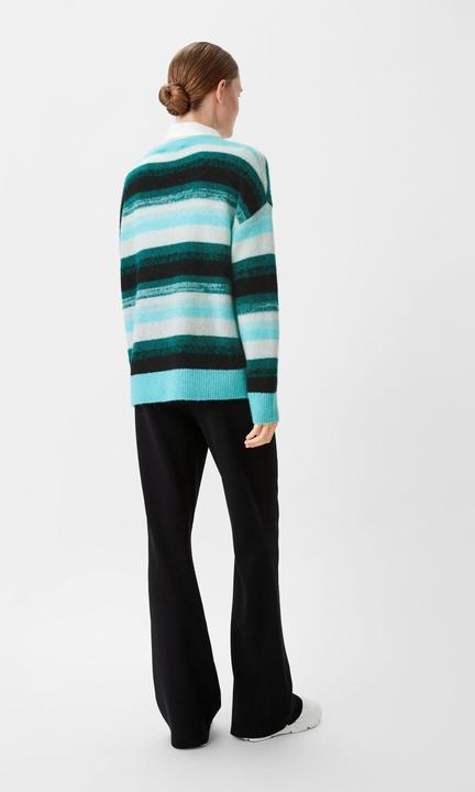 Immagine prodotto Comma Strickpullover Gestreifter Strickpullover aus Alpakamix (34)