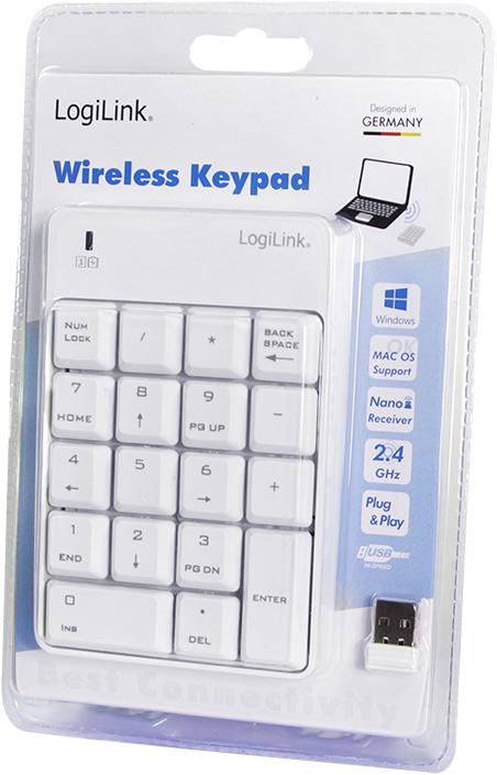 Produktbild LogiLink ID0186 (Nummernblock, Kabellos)