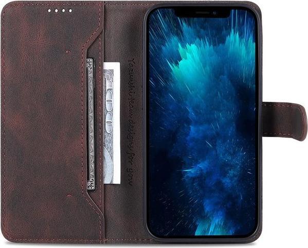 Produktbild MU Classic Retro Leder Bookcover Hülle (Apple iPhone 13 Pro Max)