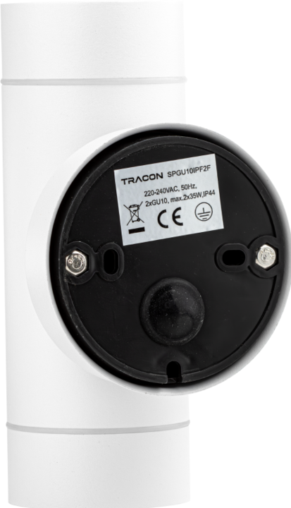 Produktbild Tracon Assenwand-Spotleuchte (GU10, IP44)