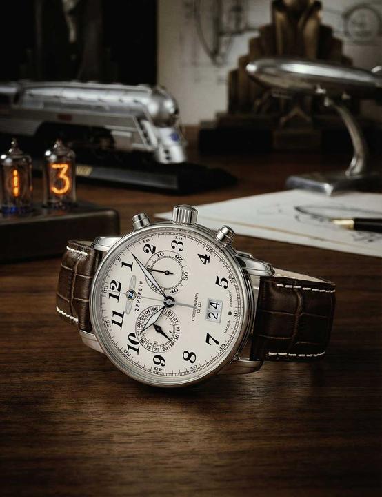 Immagine prodotto Zeppelin Cronografo LZ127 Count (Cronografo, Orologio da polso analogico, 40 mm)