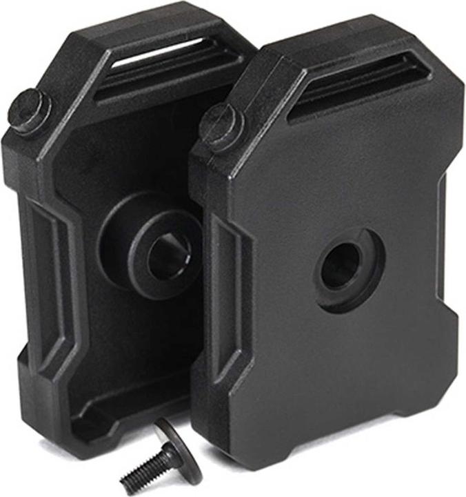 Actual product image Traxxas Gasoline canister (black) (2)/ 3x8 FCS (1)