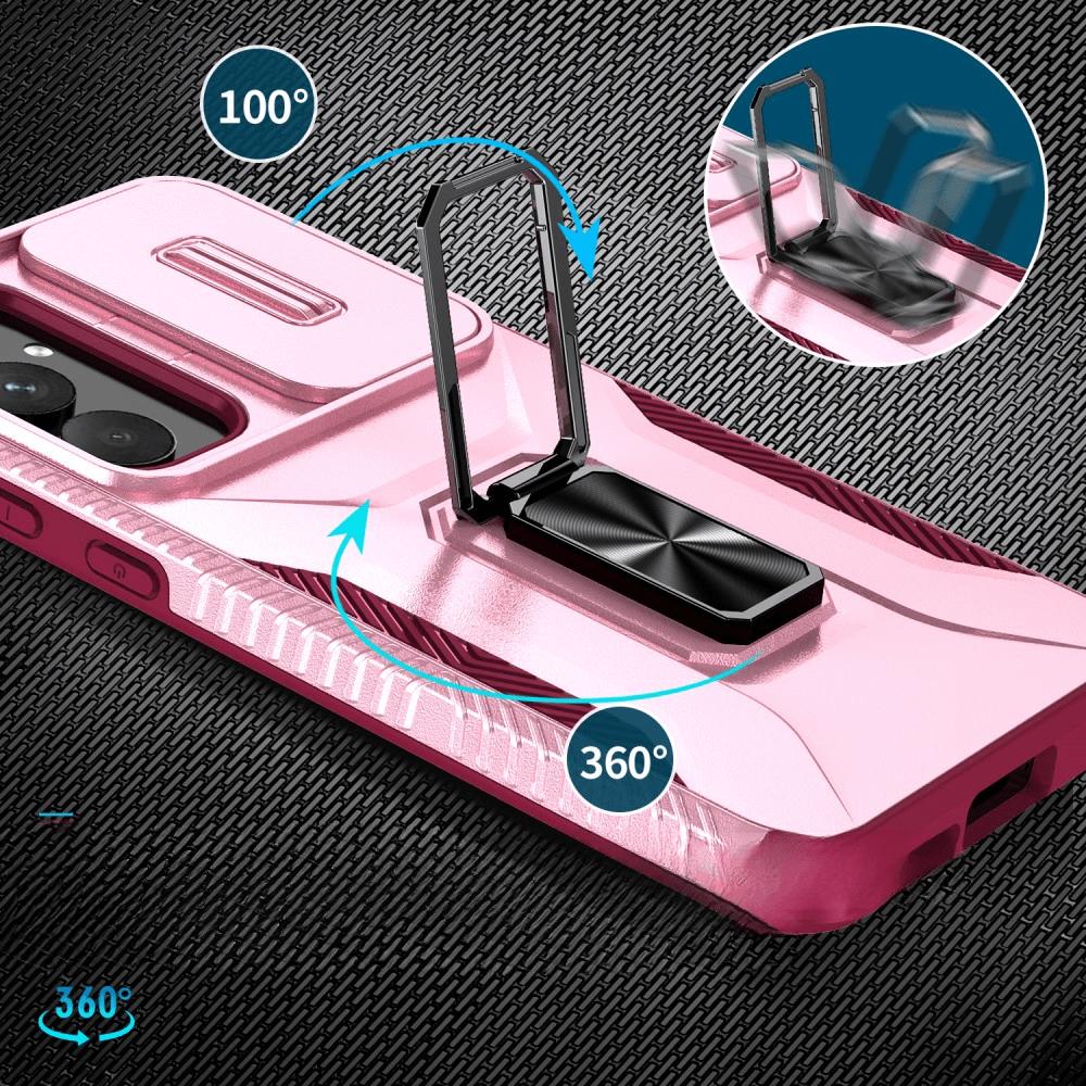 Thumbnail - Cover-Discount Galaxy A35 - Armor Case mit Kickstand (Samsung Galaxy A35), Smartphone Hülle, Rot
