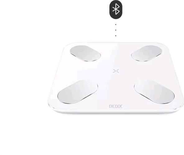 Actual product image Picooc Smart Digital Scales Mini Lite Maximum weight (capacity) 150 kg, Body Mass Index (BMI) measur (150 kg)