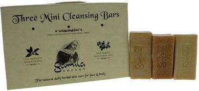 Image du produit Gamila Secret Three Mini Cleansing Bars Set Lavender Heaven - Soothing (Lingettes nettoyantes pour le visage)
