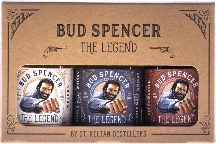 Produktbild St. Kilian Distillers Bud Spencer the Legend (Blended Malt Whisky, 3 x 5 cl)
