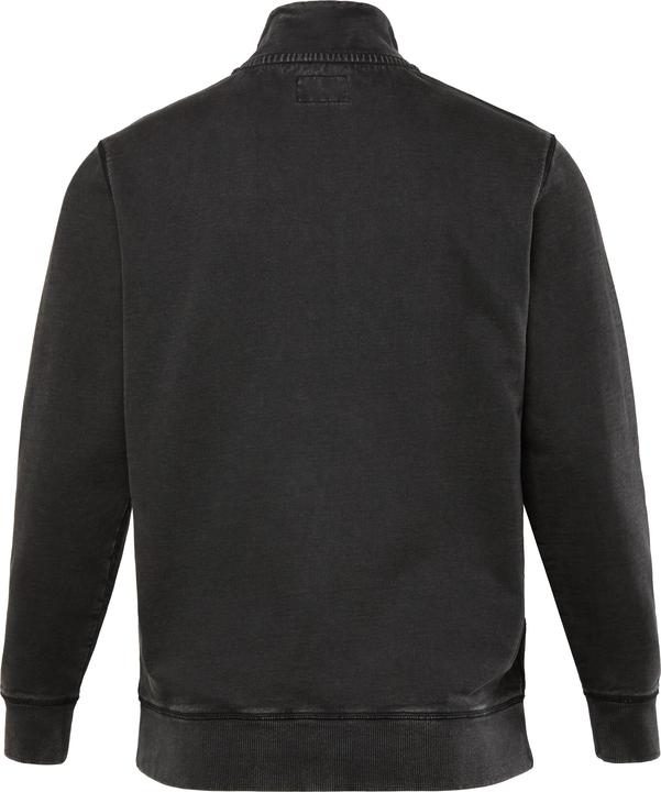 Actual product image JP1880 JP 1880 half-zip sweatshirt, vintage look, badge, up to 8 XL (4XL)