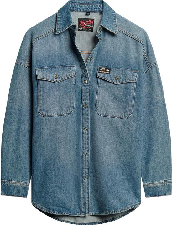 Immagine prodotto Superdry Camicia in denim oversize da donna (M)