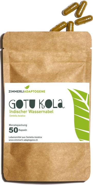Produktbild Zimmerli Adaptogene Gotu Kola Kapseln 50 Kapseln (1 Stück, Kapseln, 25 g)
