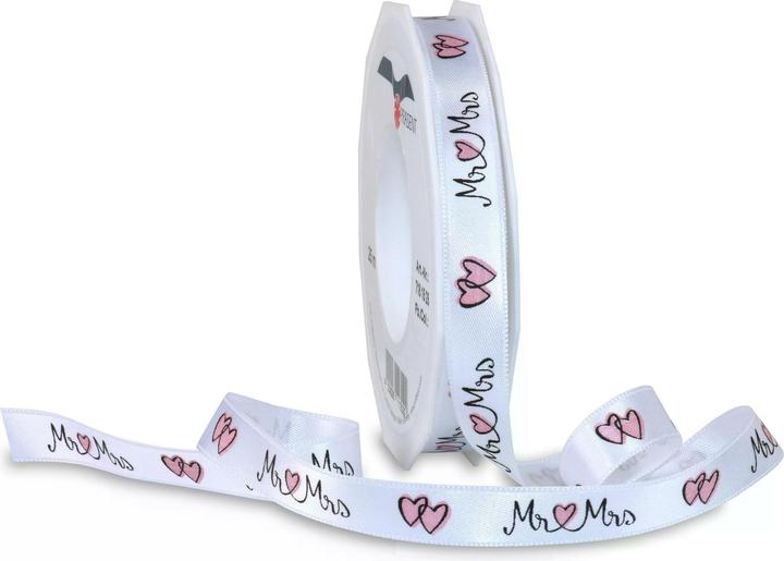 Actual product image Pattberg Satin ribbon wedding 15 mm x 20 m, white (1x)