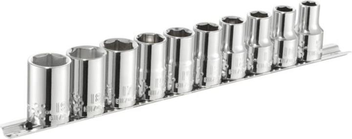 Expert by Facom 1/2" Drive, 10 pc socket set, includes 6