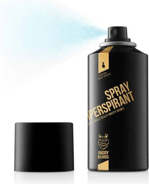 Actual product image Angry Beards Urban Twofinger Antiperspirant (Spray, 150 ml)