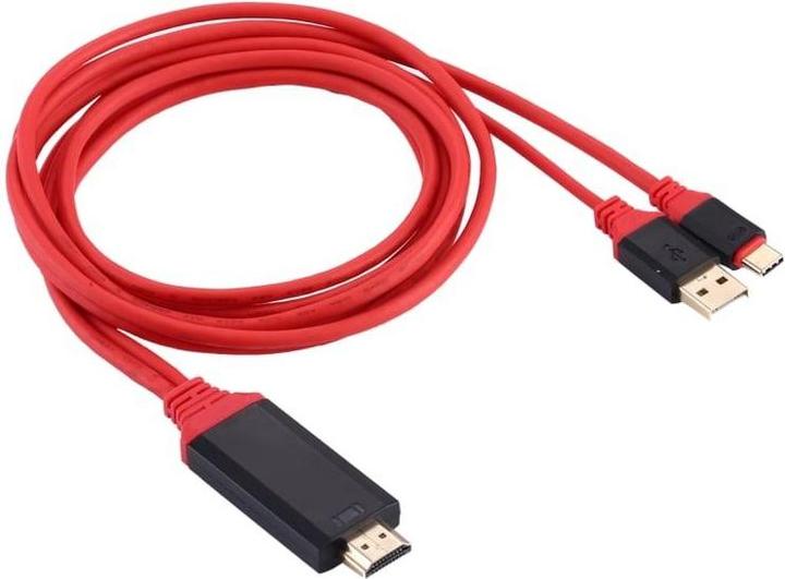 Produktbild JTI USB-C-auf-HDMI-Adapter 2 m (HDMI, USB)