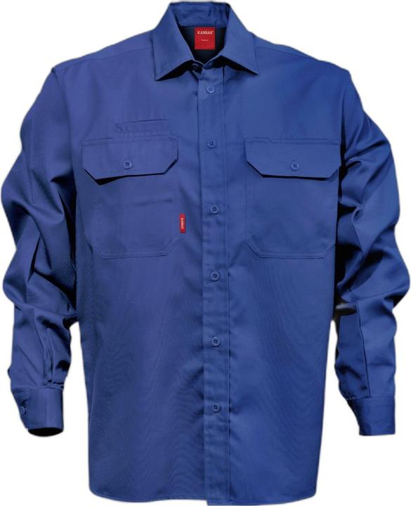 Immagine prodotto Fristads Camicia in cotone a maniche lunghe 7386 BKS taglia 4XL Blu reale (4XL)