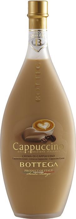 Actual product image Bottega Crema di CAPPUCCINO Cream Liqueur 15% Vol. 0,5l