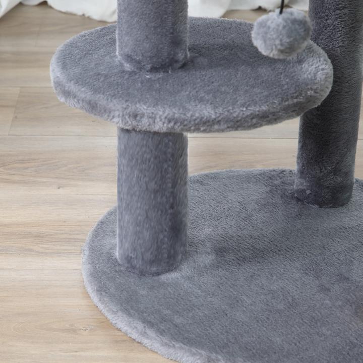 Actual product image PawHut Cat tree (104 cm, Light grey)