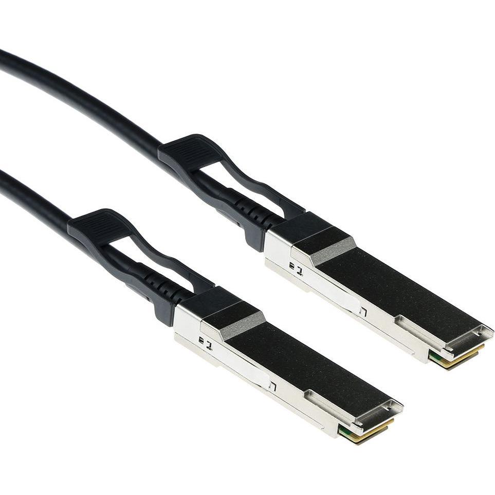 Thumbnail - ACT QSFP28 100GB DAC Twinax Cable coded for Cisco, Transceiver, Schwarz