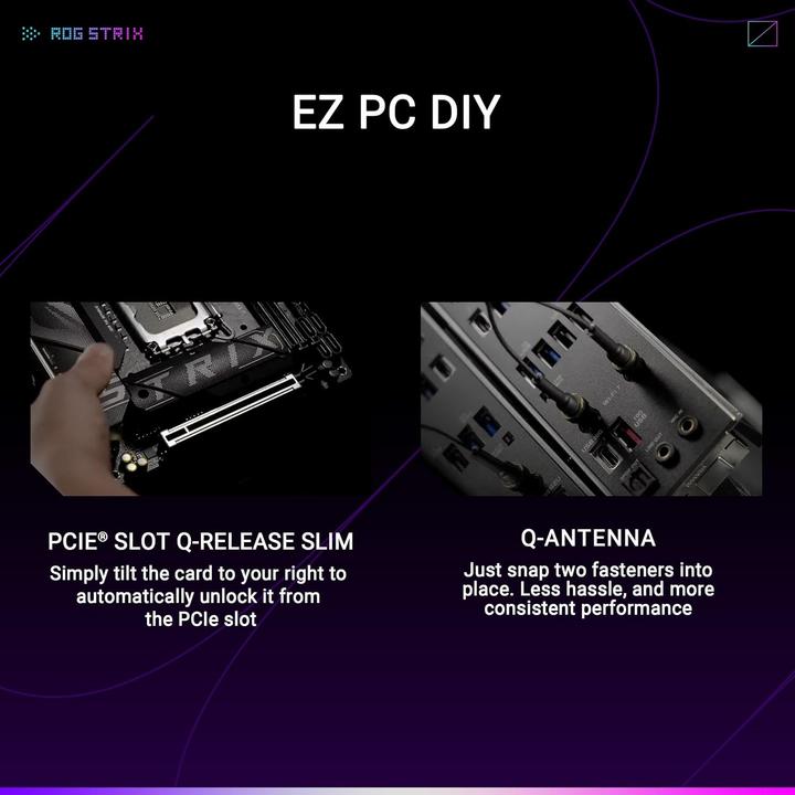 Productafbeelding ASUS ROG STRIX B860-I GAMING WIFI (LGA 1851, Intel B860, Mini-ITX)