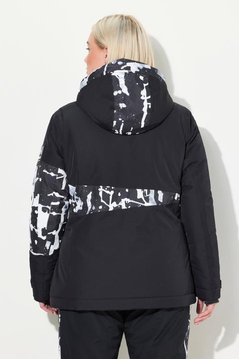 Actual product image Ulla Popken HYPRAR Abstract Print Performance Jacket (54)