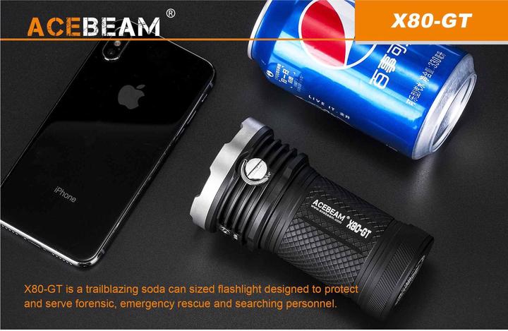 Actual product image AceBeam X80 GT (11.77 cm, 32500 lm)
