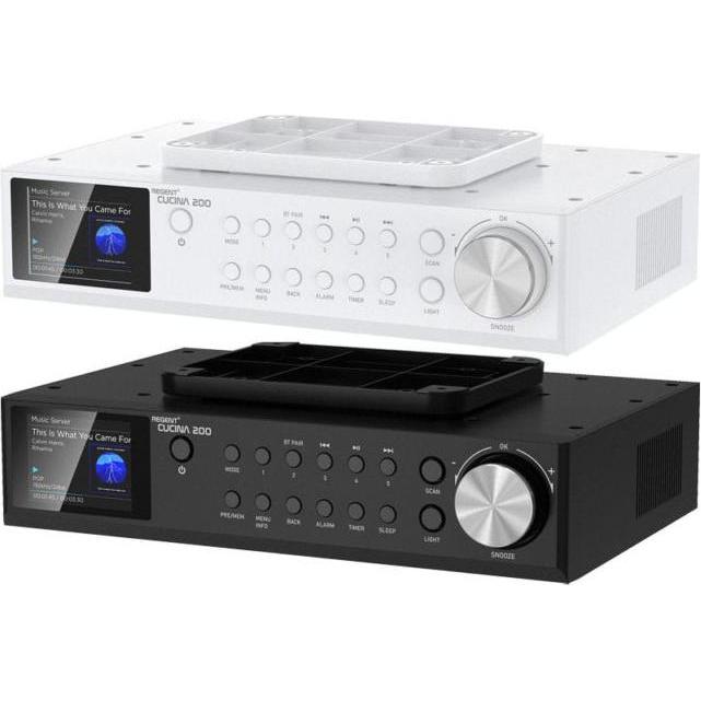 Ferguson Radio Radio kuchenne REGENT Cucina 200, Bluetooth, białe (Bluetooth), Radio, Bianco