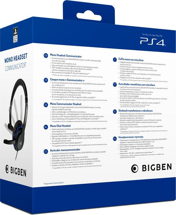 Valeurs nutritives et ingrédients Bigben Communicator (Filaire)
