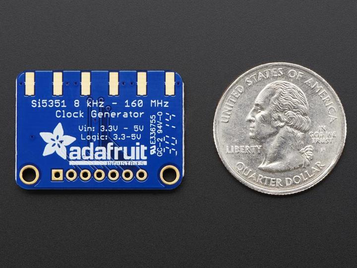 Actual product image Adafruit Si5351A Clock Generator Breakout Board - 8KHz bis 160MHz (Sensor)