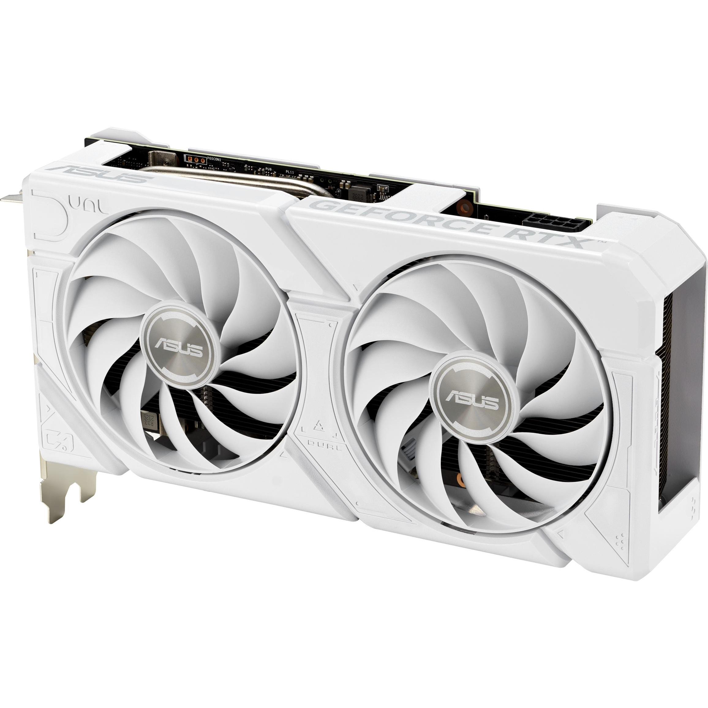 ASUS Dual GeForce RTX 4060 EVO OC White (8 GB), Grafikkarte