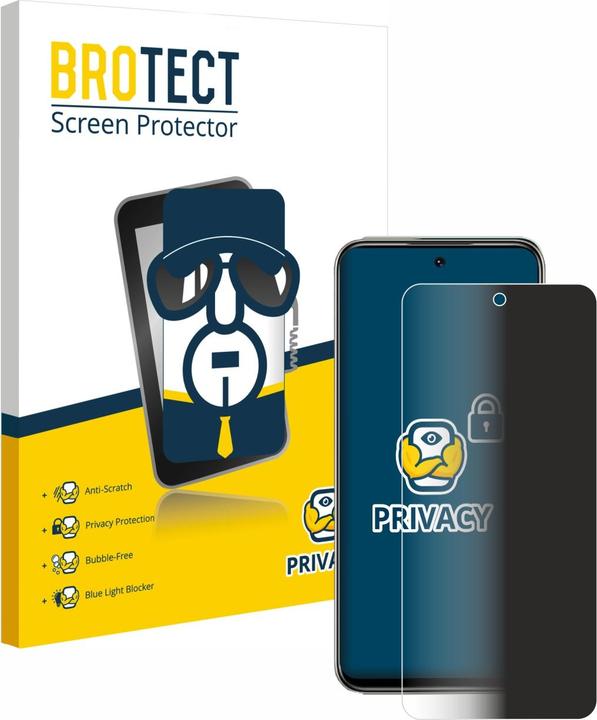 Produktbild BROTECT Sichtschutzfolie Anti-Spy Privacy Folie Blaulicht-Schutz (1 Stück, Vodafone Smart N9)