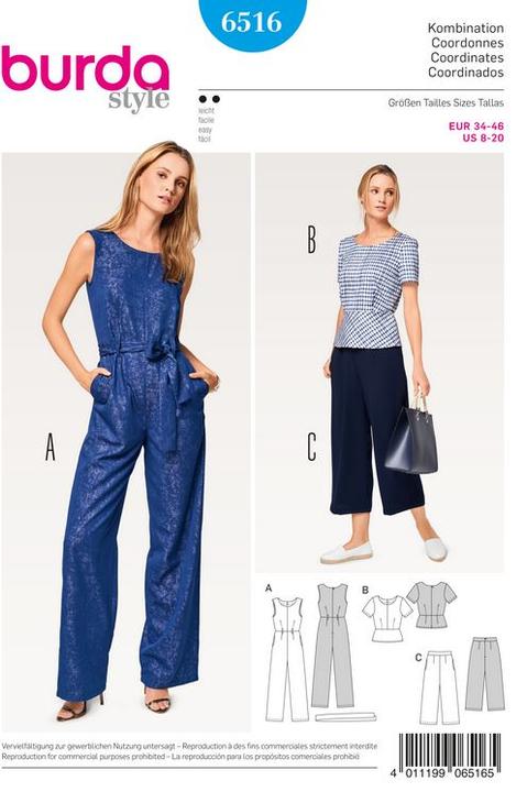 Modello Tuta Pantaloni top