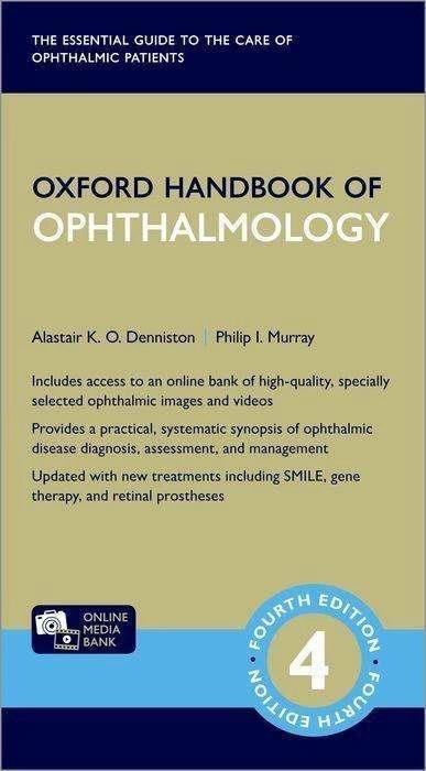 Produktbild Oxford Handbook of Ophthalmology (Englisch, Alastair K. O. Denniston, Philip I. Murray, 2018)