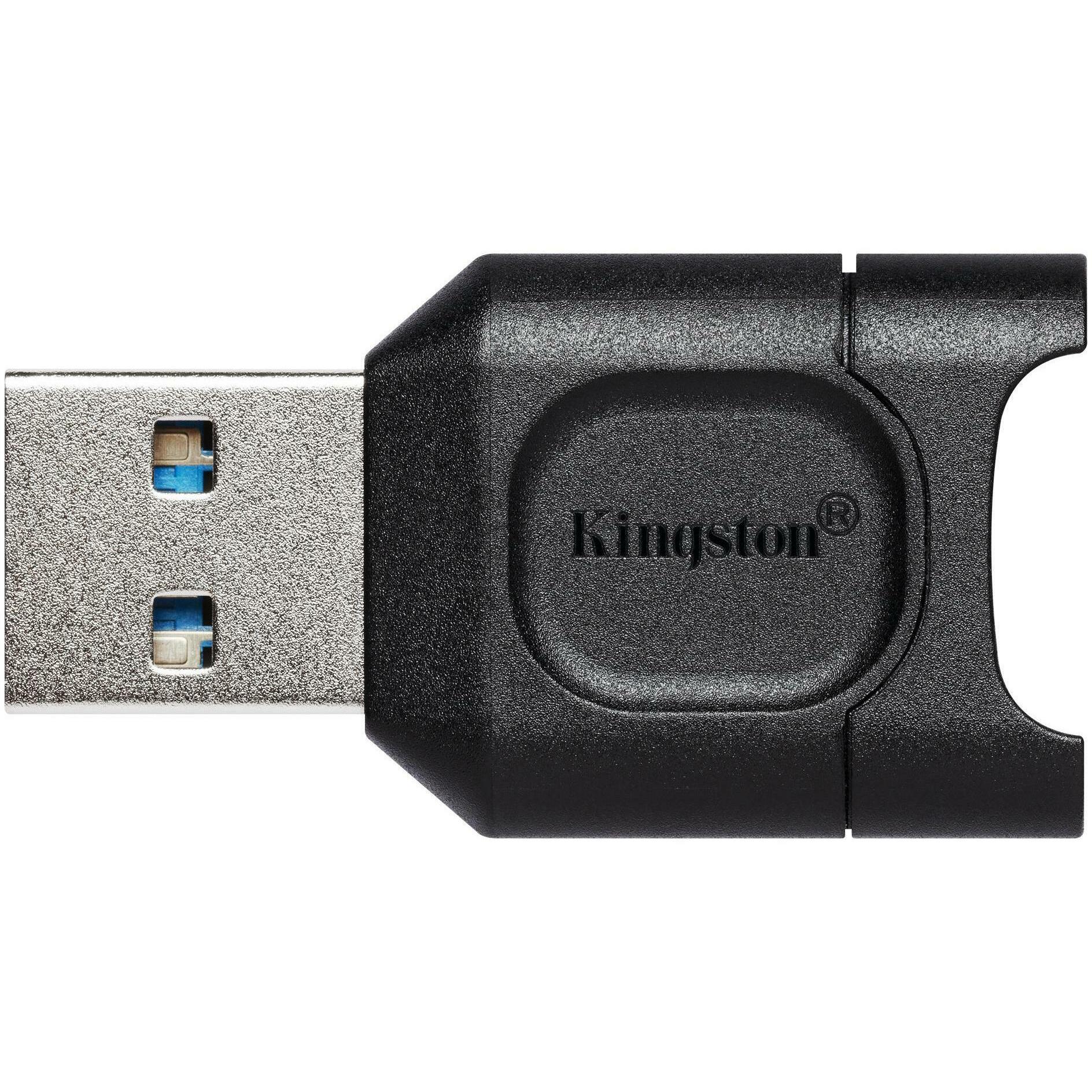Kingston MobileLite Plus microSD (USB), Speicherkartenlesegerät, Schwarz