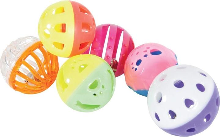 Produktbild Zolux Cat toys - set of 10 different 4 cm (Ballspielzeug Katze)
