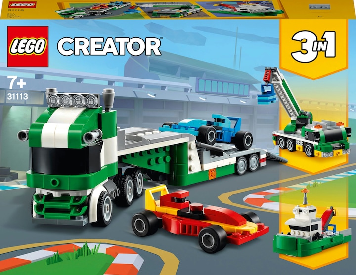 Produktbild LEGO Rennwagentransporter (31113, LEGO Creator 3-in-1)