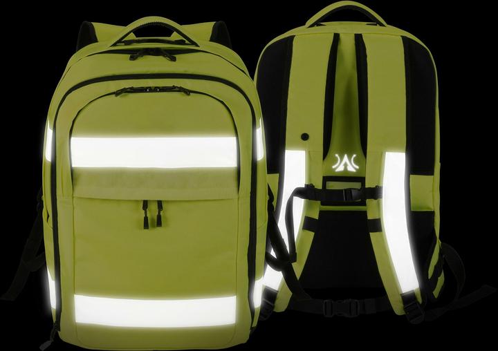 Actual product image Dicota Backpack Hi-Vis 32 - 38 litres - yellow (38 l)