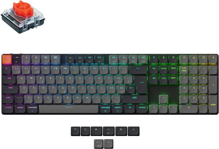 Image du produit Keychron K5 QMK V2 (CH, Sans fil, Filaire)