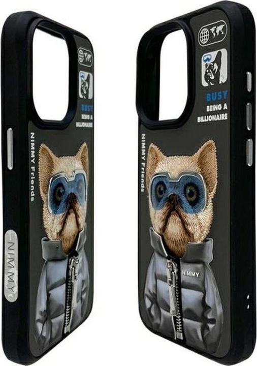 Produktbild Audi Nimmy case iPhone 15 Pro 6.1" black Cool&Cute 2.0 Dog (Apple iPhone 15 Pro)
