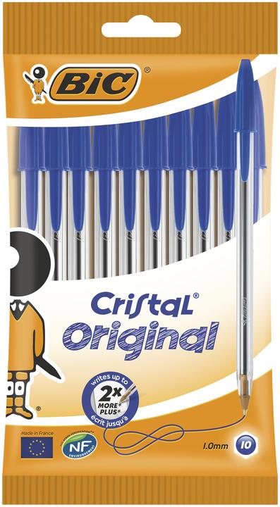 Bic Cristal (Transparent, 10 x)
