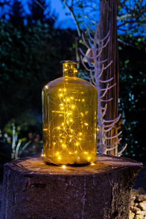 Produktbild Idena Lichterkette 120 Micro LED ww USB (13.50 m)