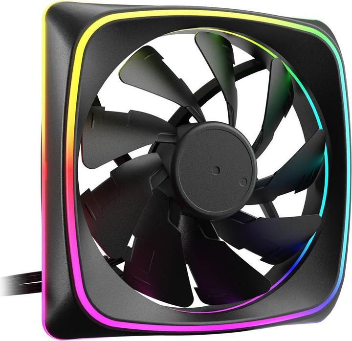 Sharkoon SHARK Lights RGB PWM (black) (120 mm, 1x)