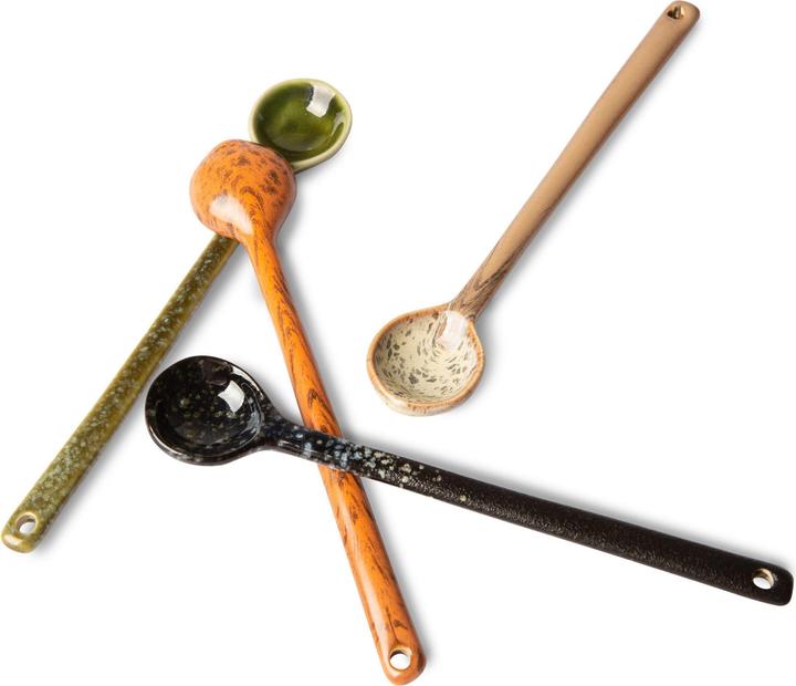Actual product image HK Living Löffelset 4-tlg. 70S CERAMICS (4 Piece, Scoops)