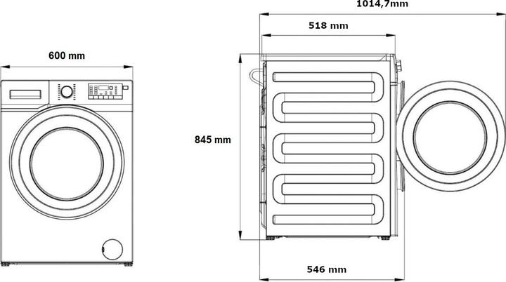 Produktbild Beko BM3WFSU49415WB (9 kg)