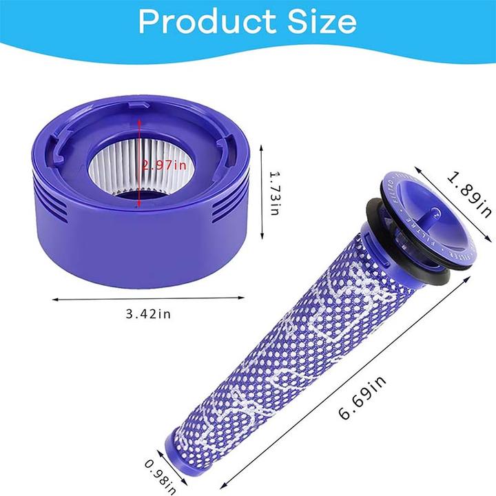 Image du produit Plutoos Filtre de remplacement Accessoires pour V8 Absolute Animal, V7 Absolute Motorhead Animal poussière