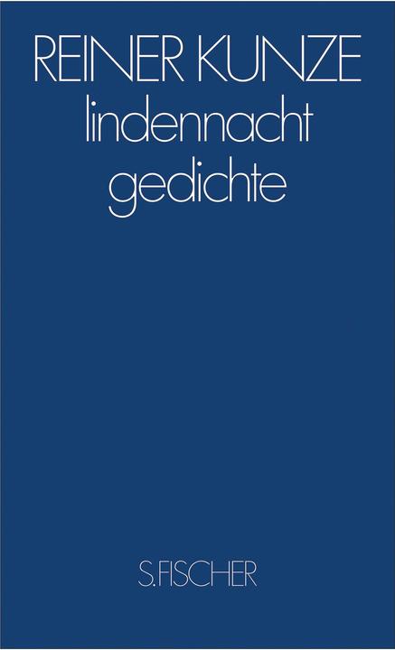 Produktbild lindennacht (Deutsch, Reiner Kunze, 2007)