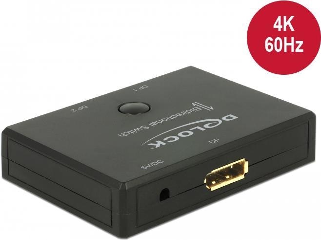Produktbild Delock 2 Port DP Switch&Verteiler